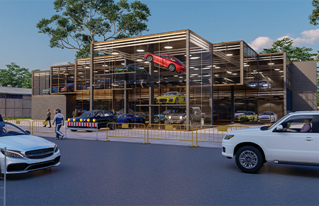 Fast Motor Car showroom