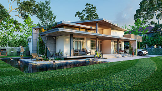 outdoor refreshment area